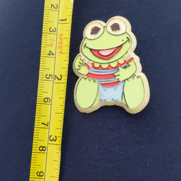 Set of Vintage "Muppet Babies" Kermit Barrettes - Picture 8 of 8